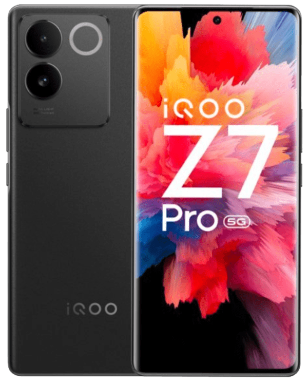 iQOO Z7 Pro 5G black vcomparison